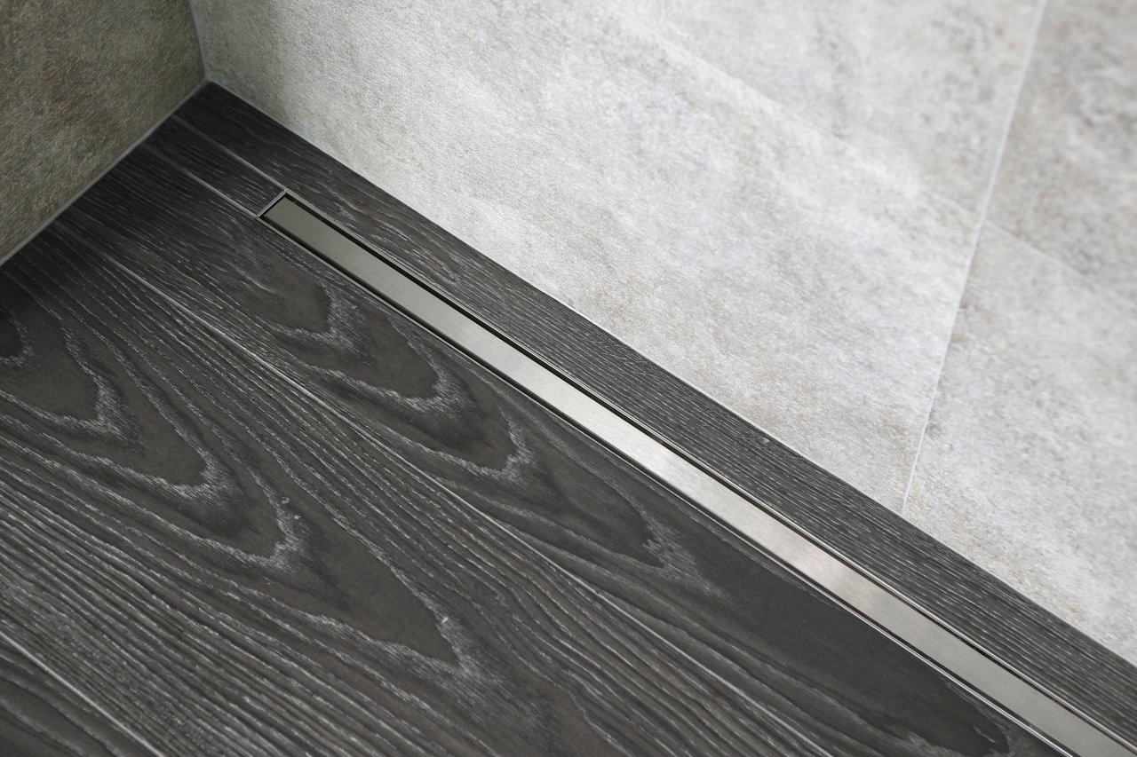 Mydrain douchegoot 70 cm geborstelde inox