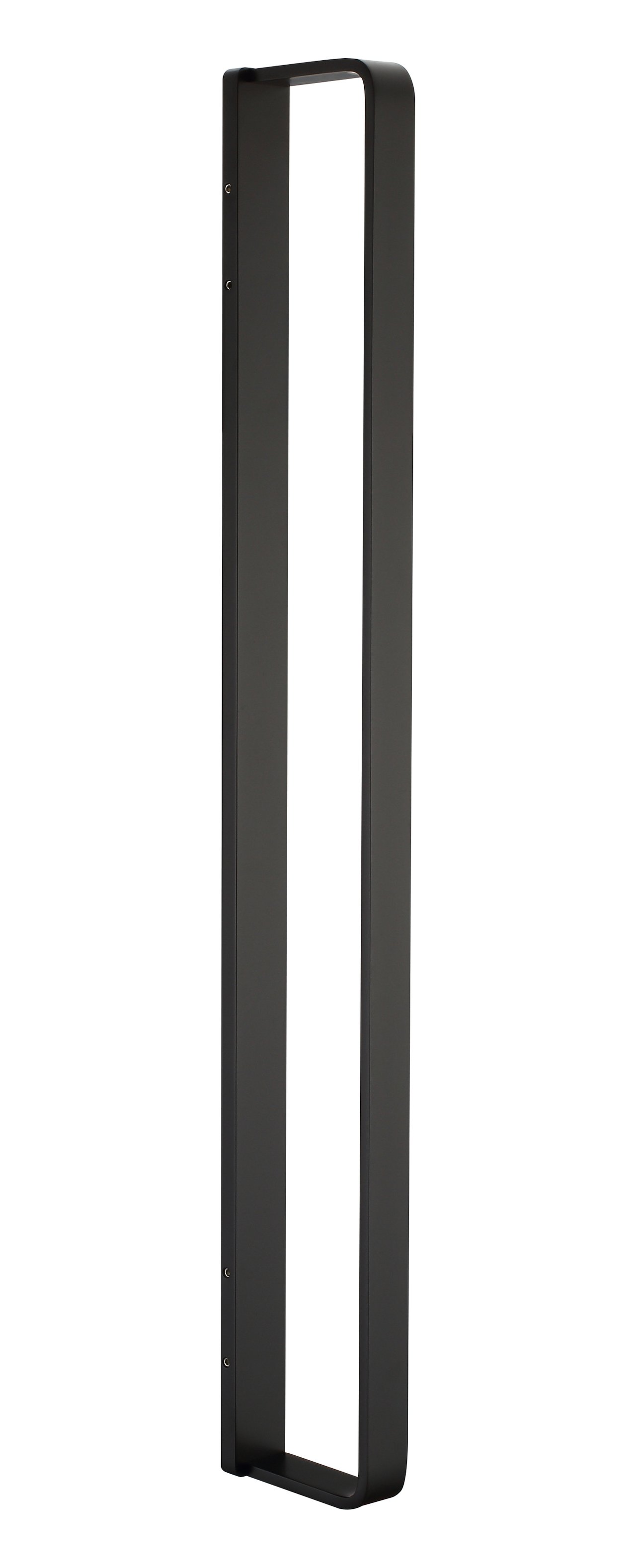 Blaufoss Patio verticale handdoekhouder mat zwart 40cm