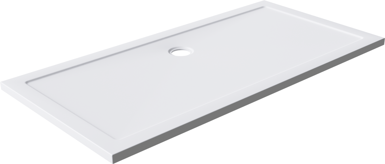 Luca Varess Soft receveur de douche 160 x 80 cm acrylique blanc mat