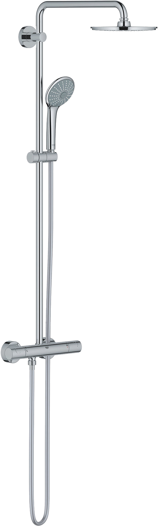 Grohe Euphoria System 210 Duschsystem: Chrom Glänzend