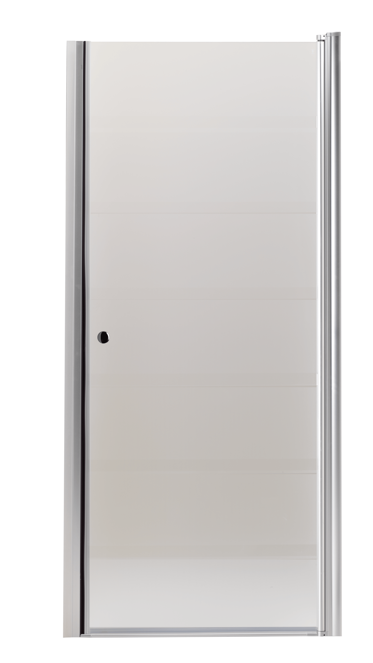 Luca Varess Cyrus douche draaideur 90 x 195 cm mat glas mat aluminium profiel