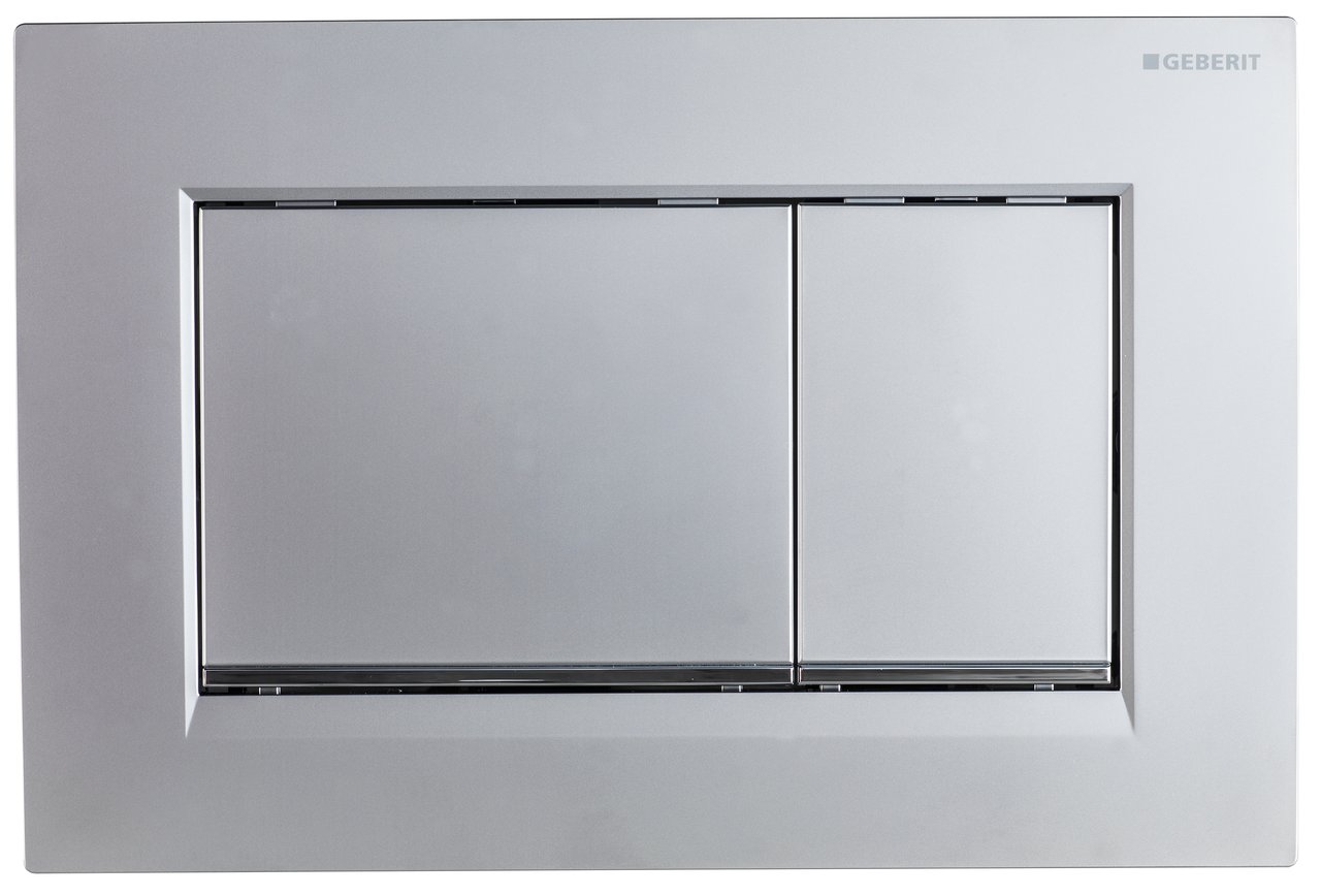 Geberit Sigma 30 bedieningspaneel mat chroom voor UP320 inbouwreservoir