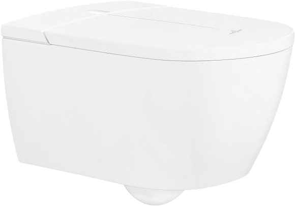 Villeroy & Boch ViClean-I100 douche toilet Glanzend Wit randloos