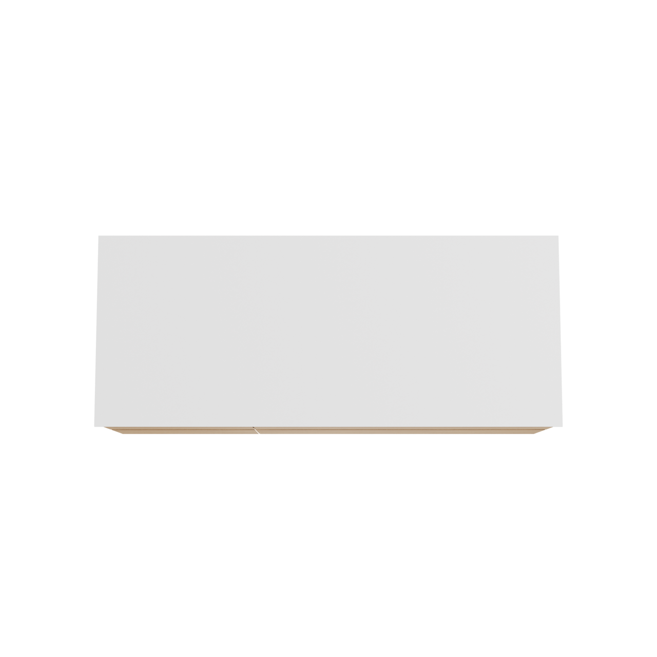 Balmani Mitra zwevend badkamermeubel 135 x 55 cm natuur eik met Stretto enkel of dubbel tablet in solid surface mat wit