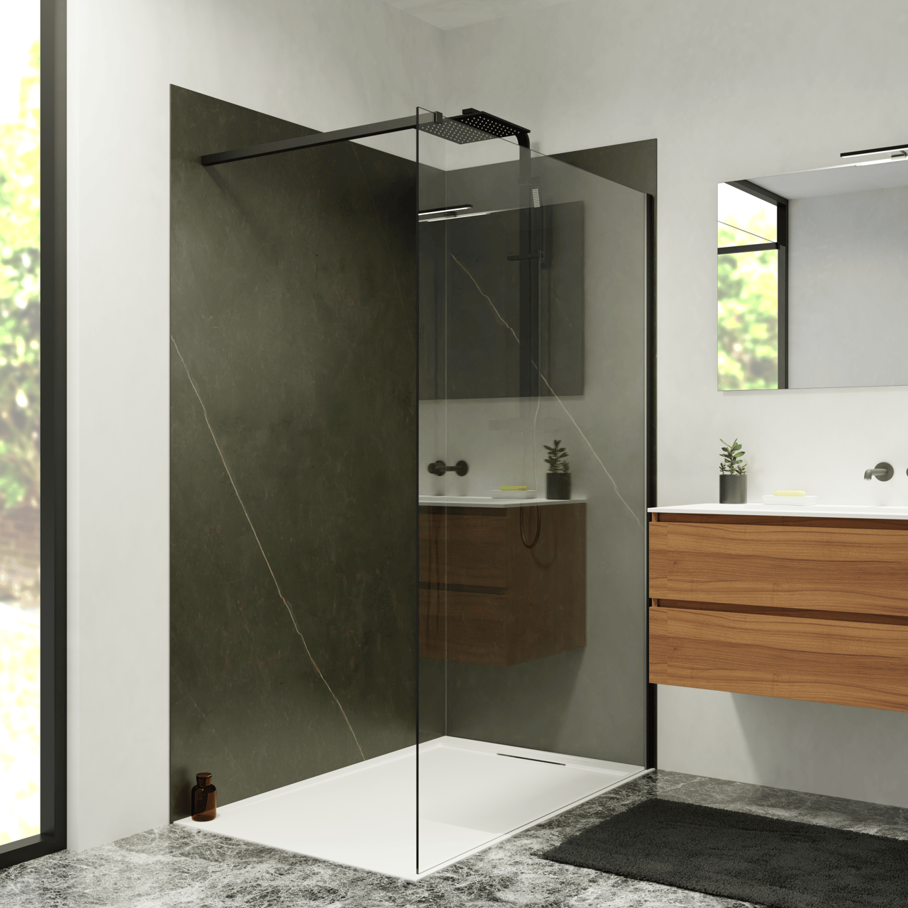 Balmani Studio douchewandpaneel 140 x 220 cm keramiek Calatorao