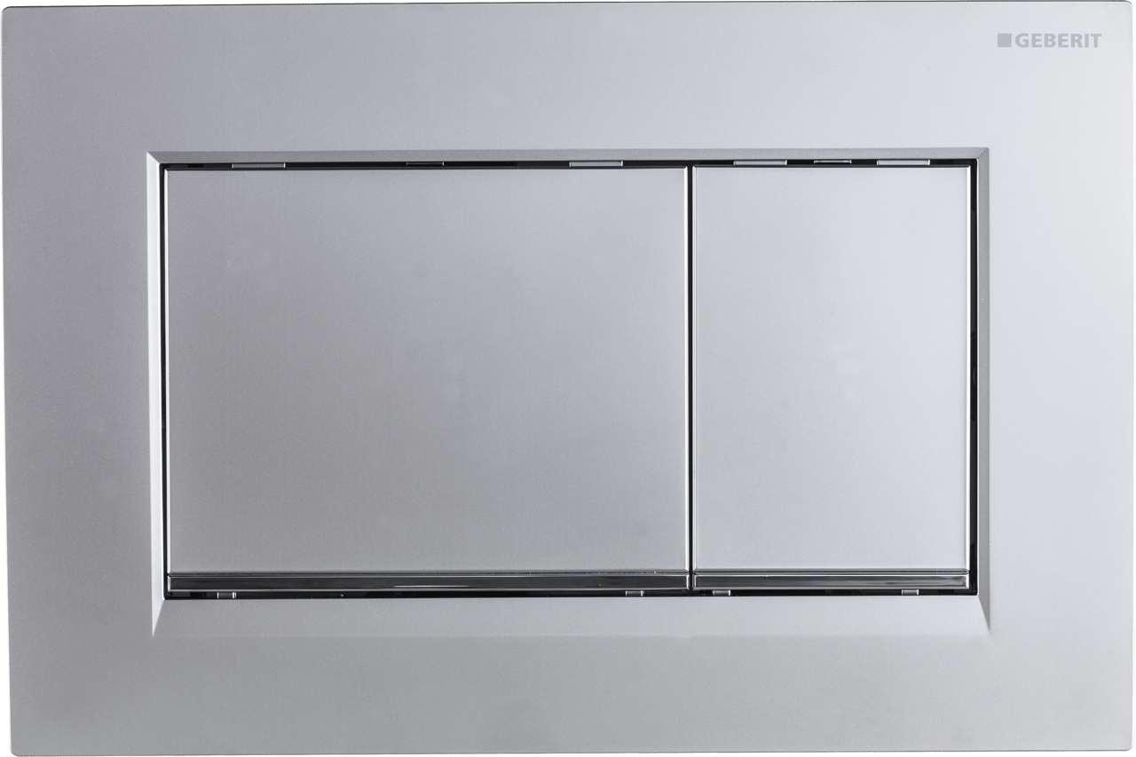 Sigma20 plaque de commande Chrome Mat pour UP320 ou UP720 bâti-support