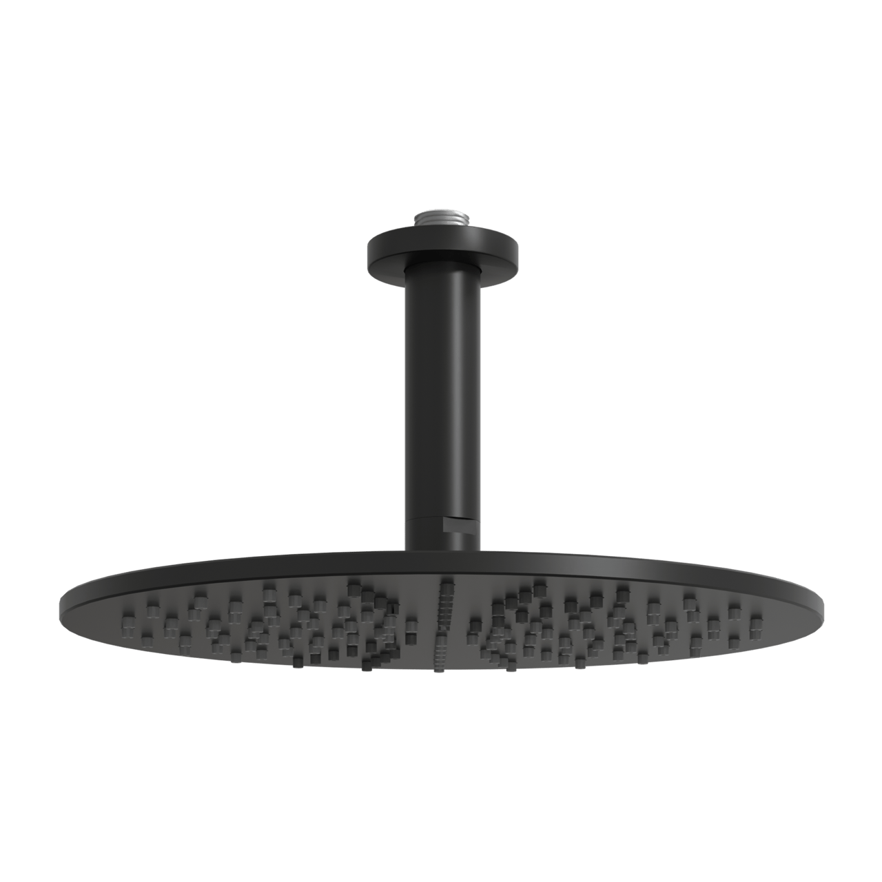 Blaufoss Round 300 Regendusche Duschkopf: Rund, Deckeneinbau, 30 cm, Schwarz matt