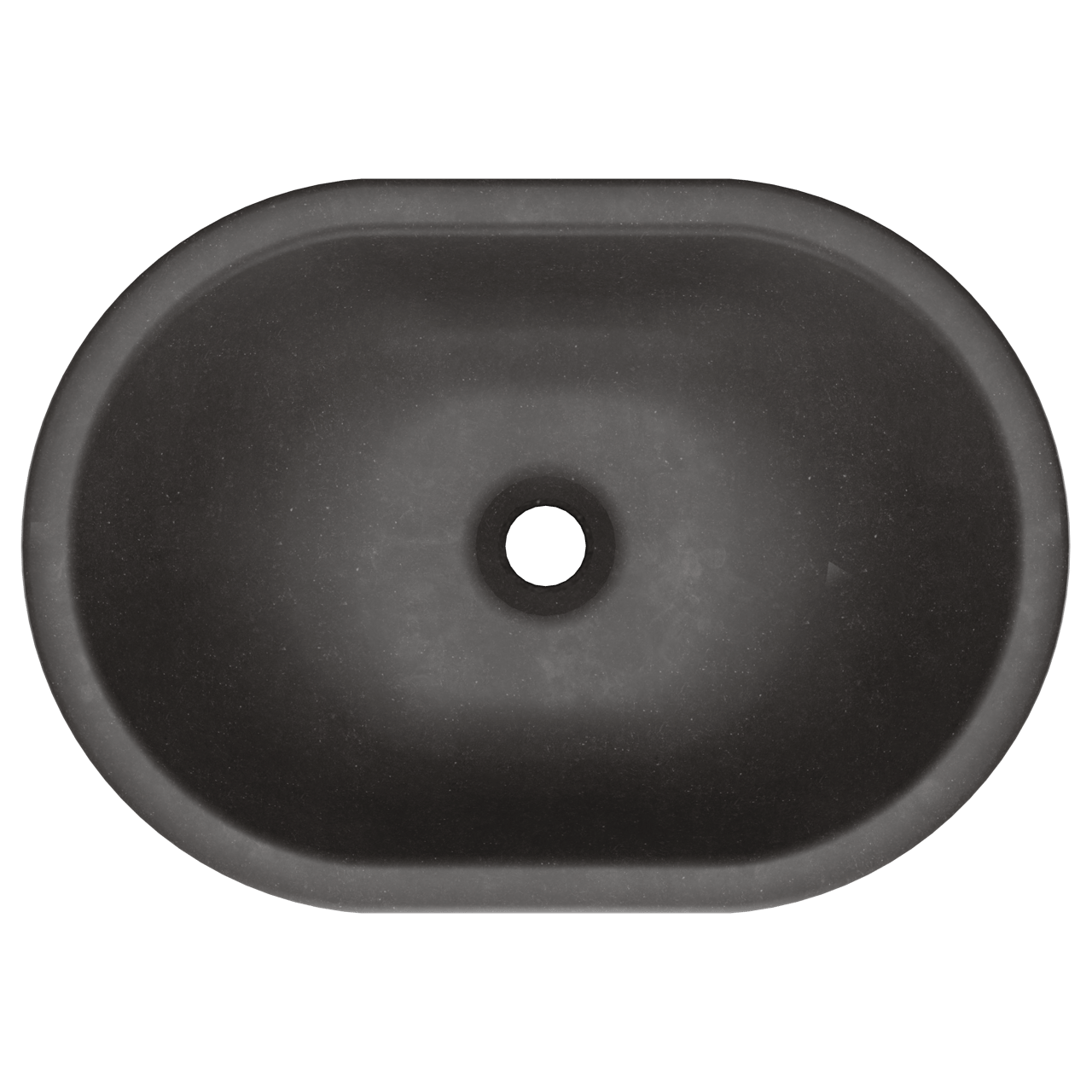 Storke Intra vasque à encastrer quartz mat ovale 50 x 35 cm