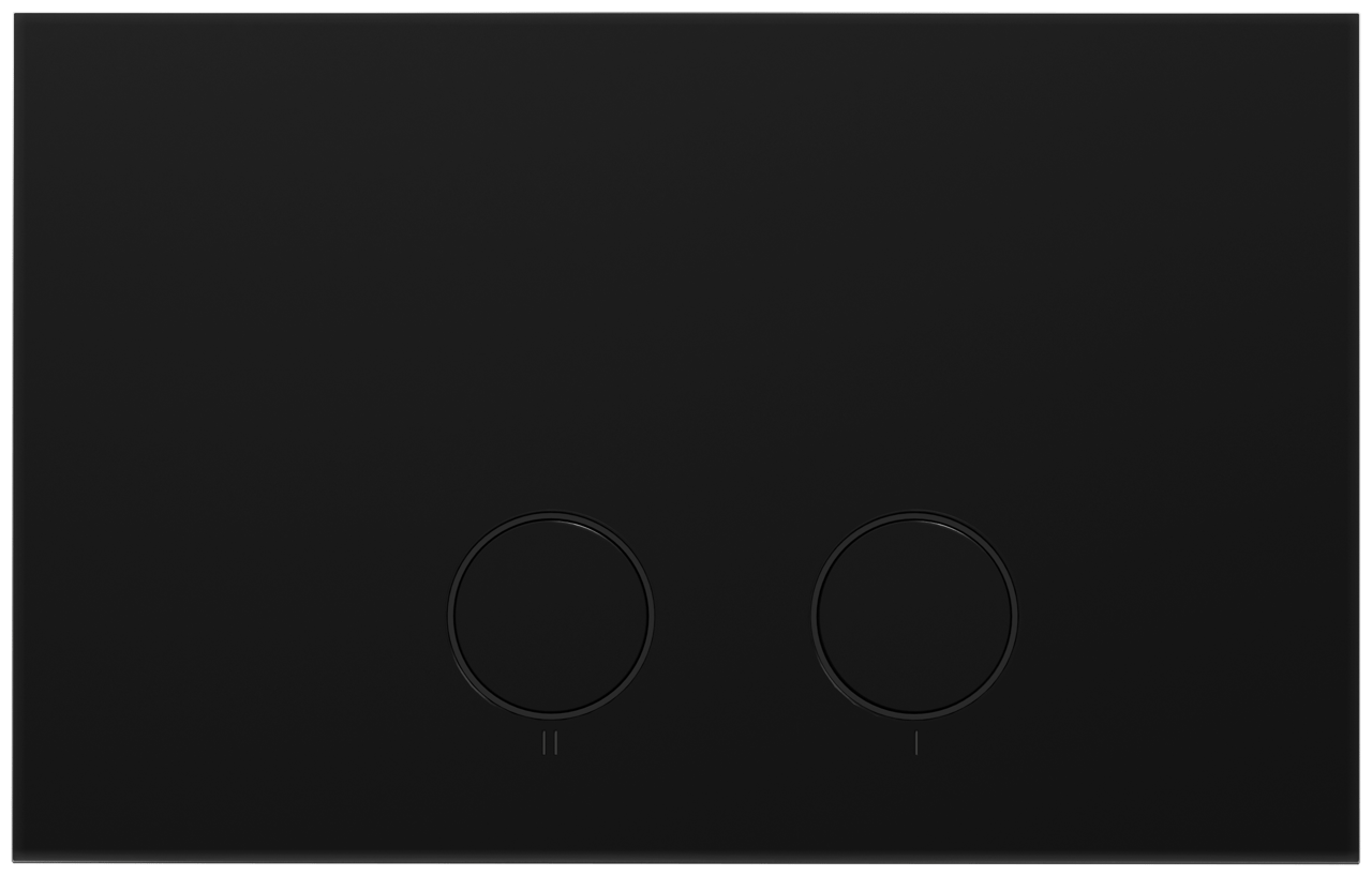 Perola plaque de commande Noir Mat pour UP320 ou UP720 bâti-support