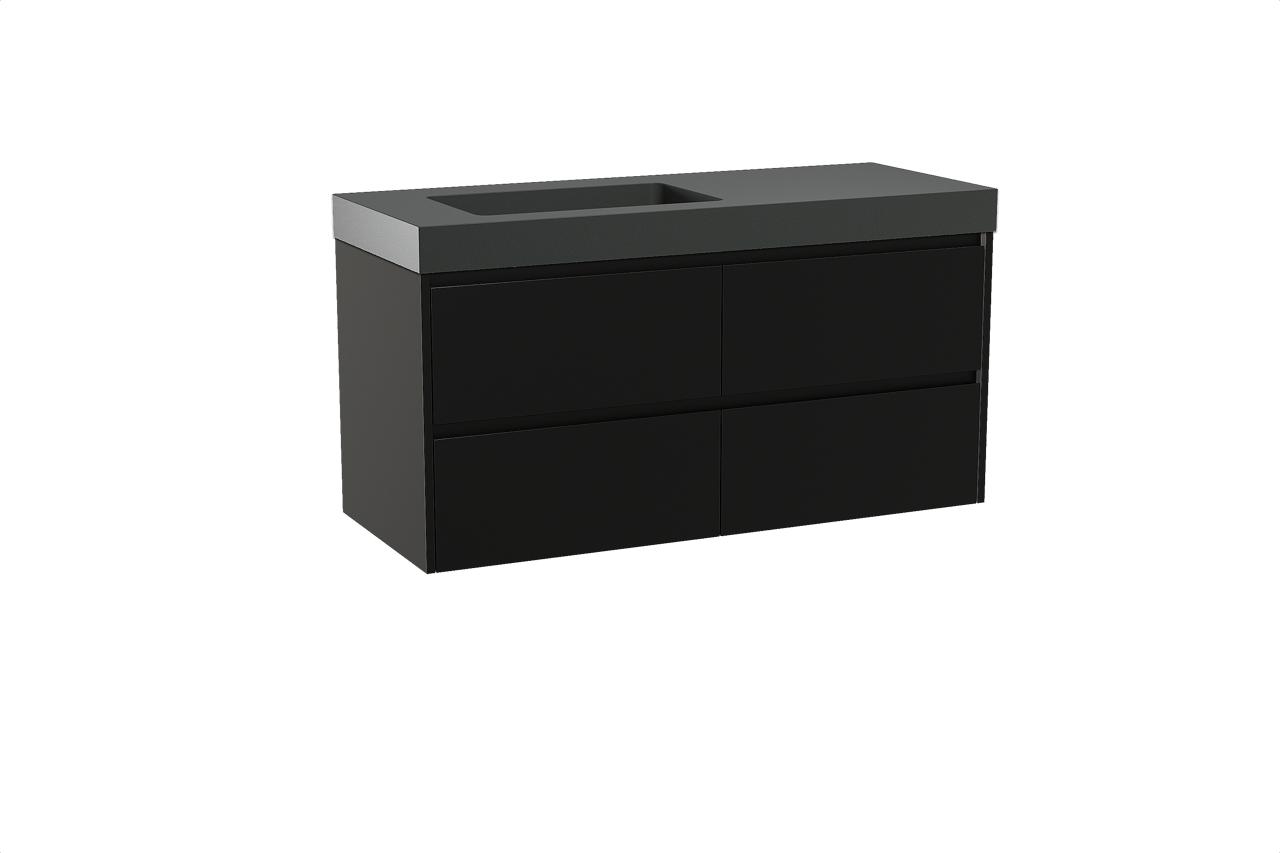 Storke Seda Badmöbel mit Scuro High Waschtisch
