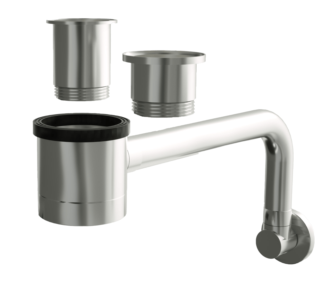 Santeg Styledrain UN/UP-X 5/4"- 32 mm, CoolMetal gebürstet