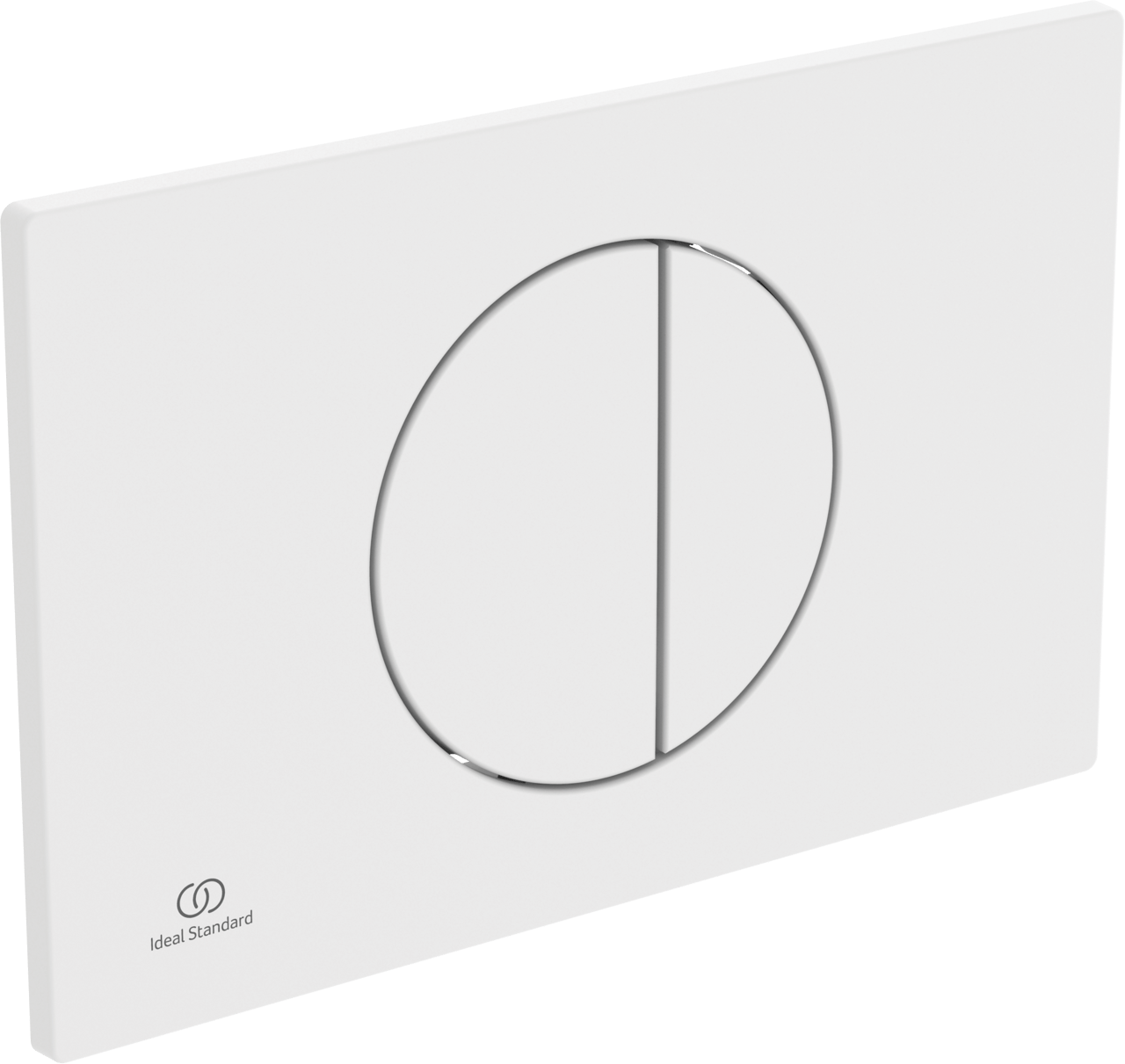 Oleas M5 plaque de déclenchement Blanc Mat pour Ideal Standard ProSys bâti-support