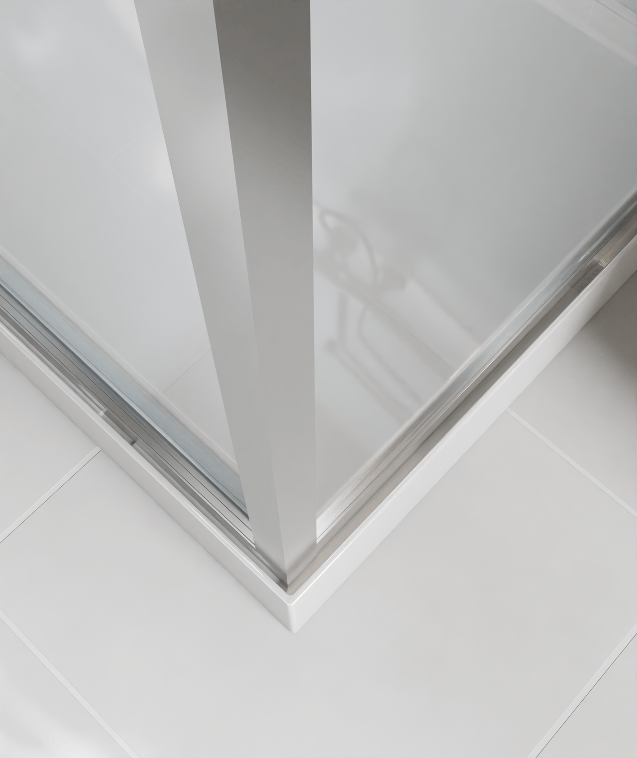 Luca Varess Talan cabine de douche avec portes pivotantes 90 x 120 cm verre transparent profil chrome mat