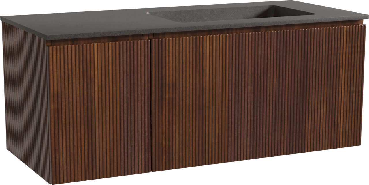 Storke Ribs badkamermeubel met Scuro wastafel
