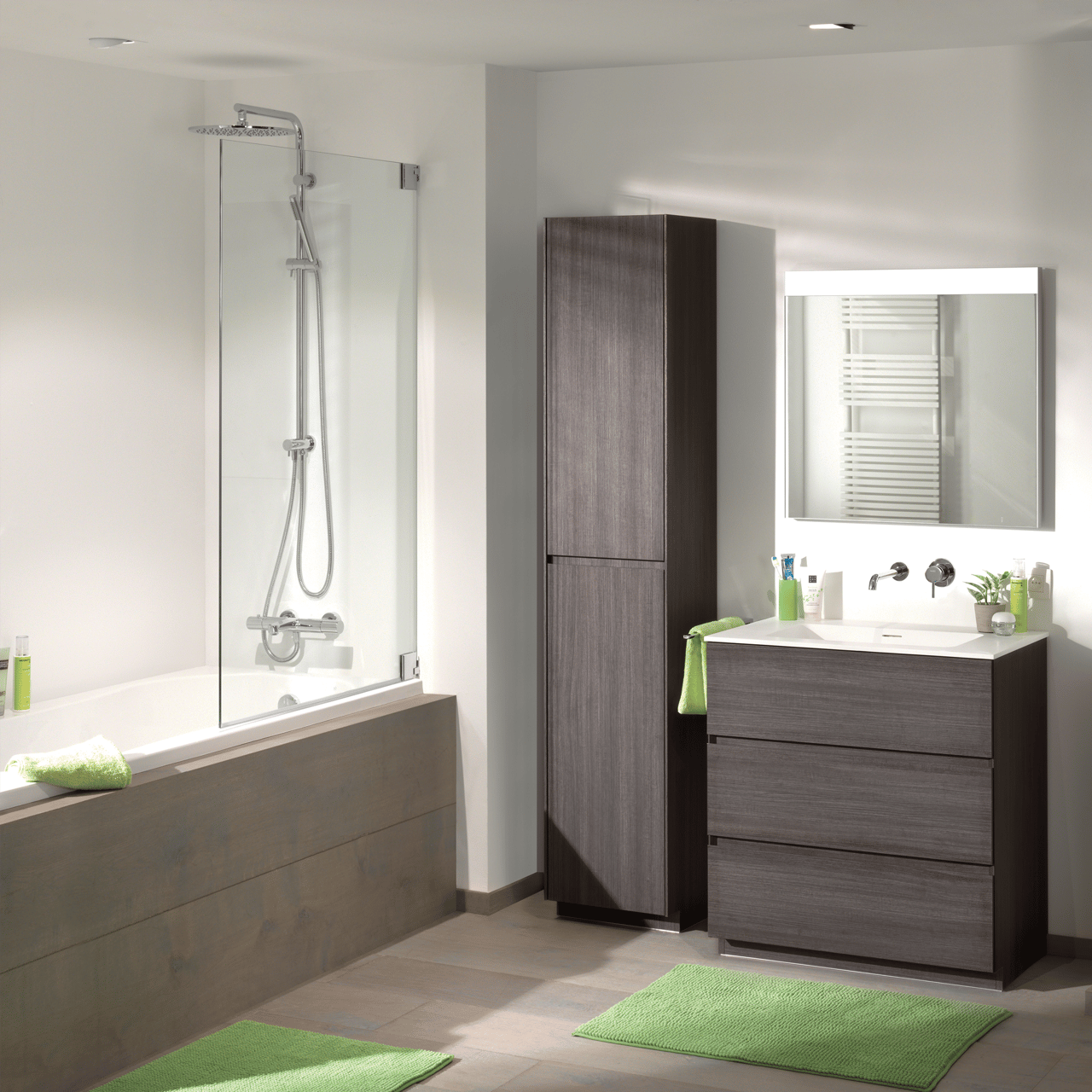 Blaufoss Olympic 300 regendouchekit chroom