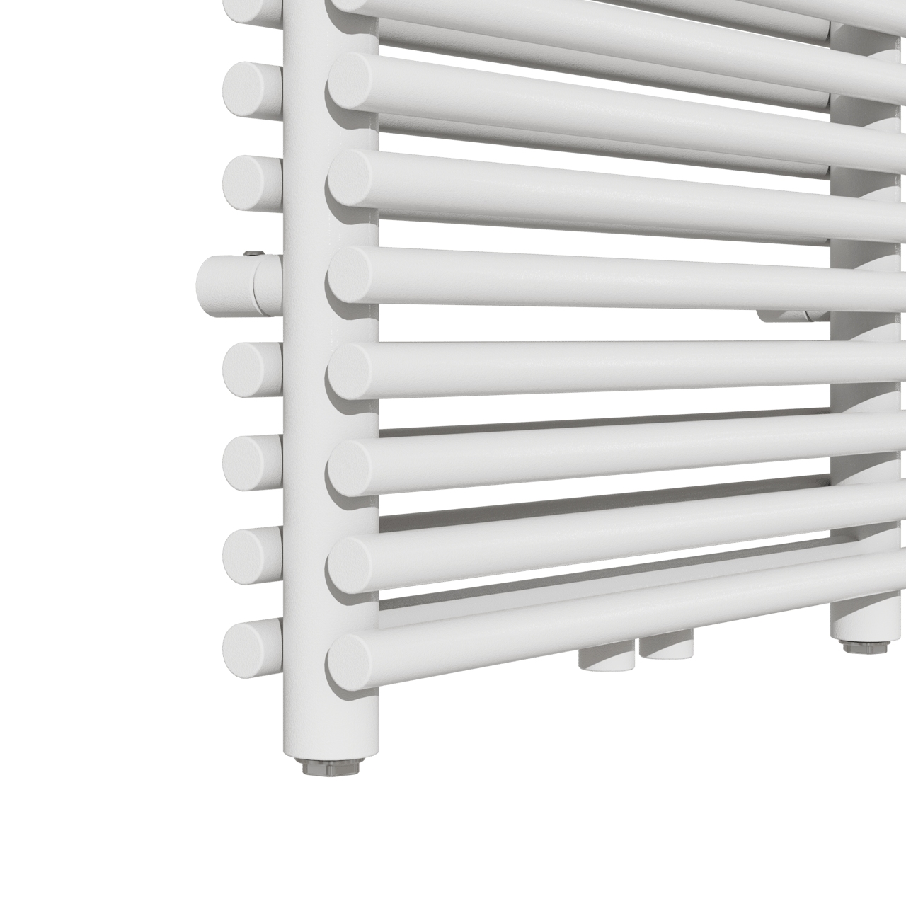 Vipera Alegria dubbele handdoekradiator 50 x 180 cm centrale verwarming Glanzend Wit zij- en middenaansluiting 1.688W