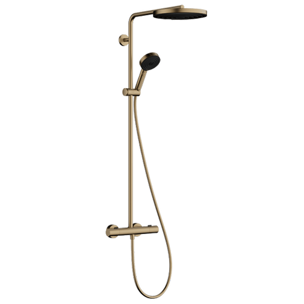 Hansgrohe Pulsify S260 Puro thermostatische kraan regendoucheset brushed bronze