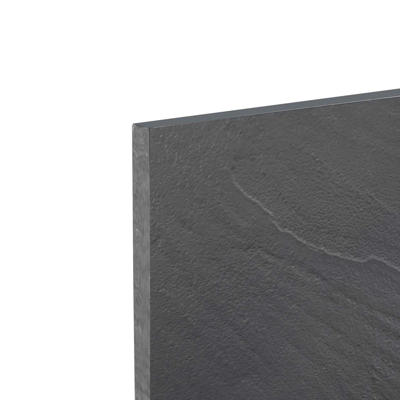 Linie Rumba Duschrückwand 120 x 220 cm Acryl grau schieferstruktur