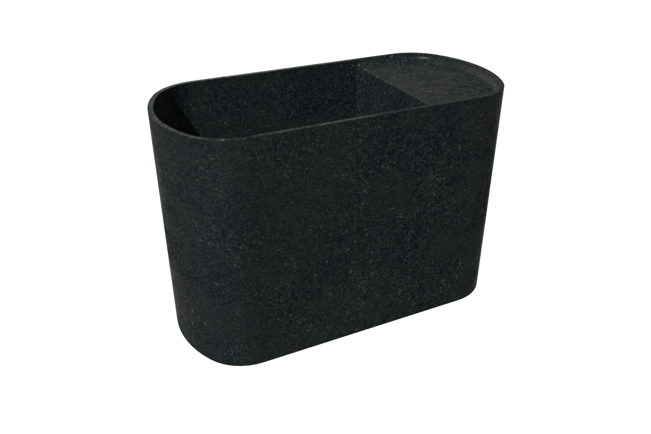 Balmani Livo handenwasser 42 x 20 cm verzoete graniet