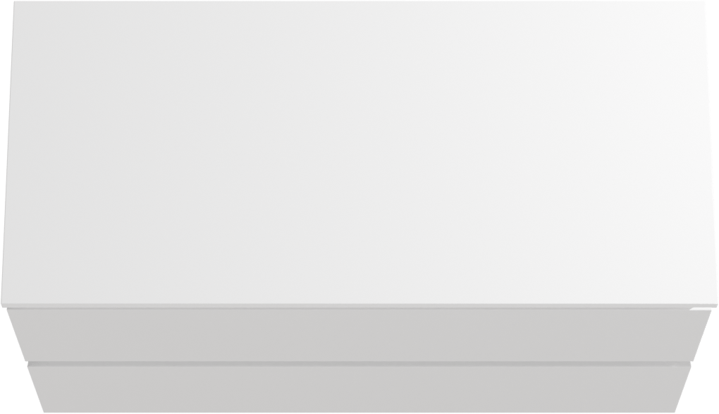 Linie Lado meuble salle de bains suspendu 100 x 46 cm blanc brillant avec Lado tablette simple ou double en marbre composite blanc brillant