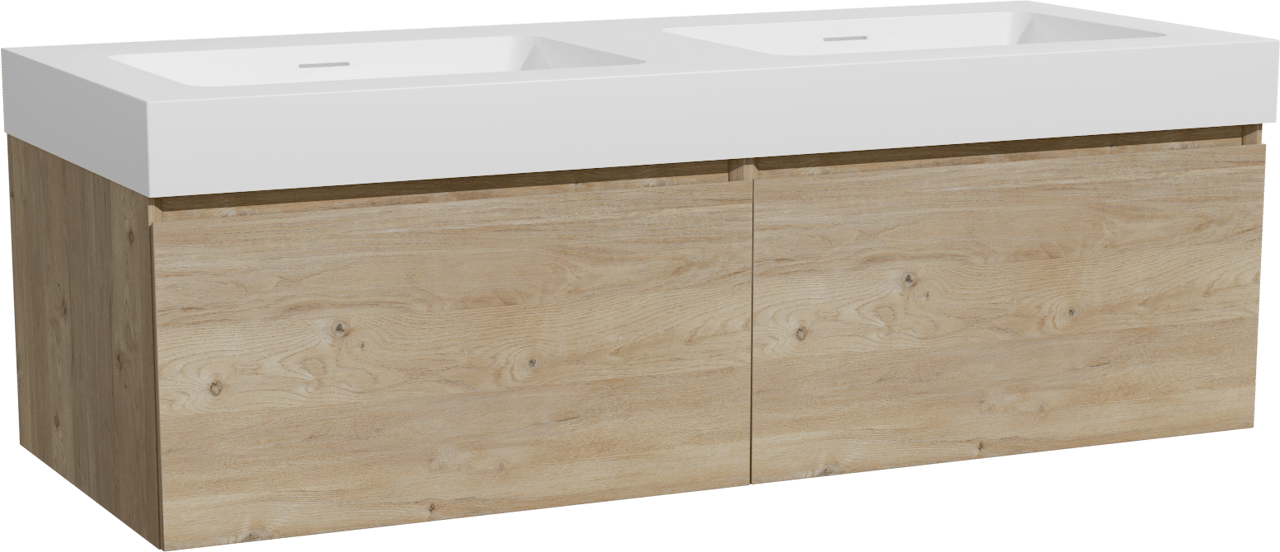 Storke Edge badkamermeubel met Mata High wastafel