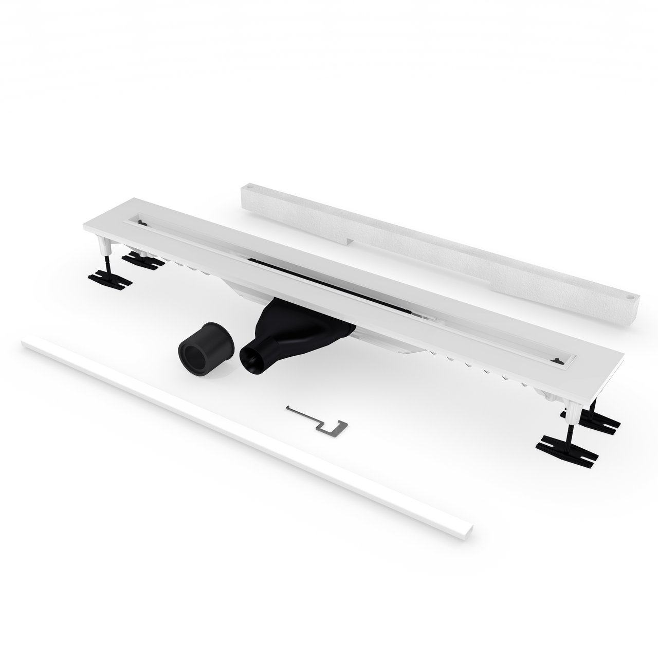 Mydrain Micro Line douchegoot 70 cm Rooster voor gietvloeren