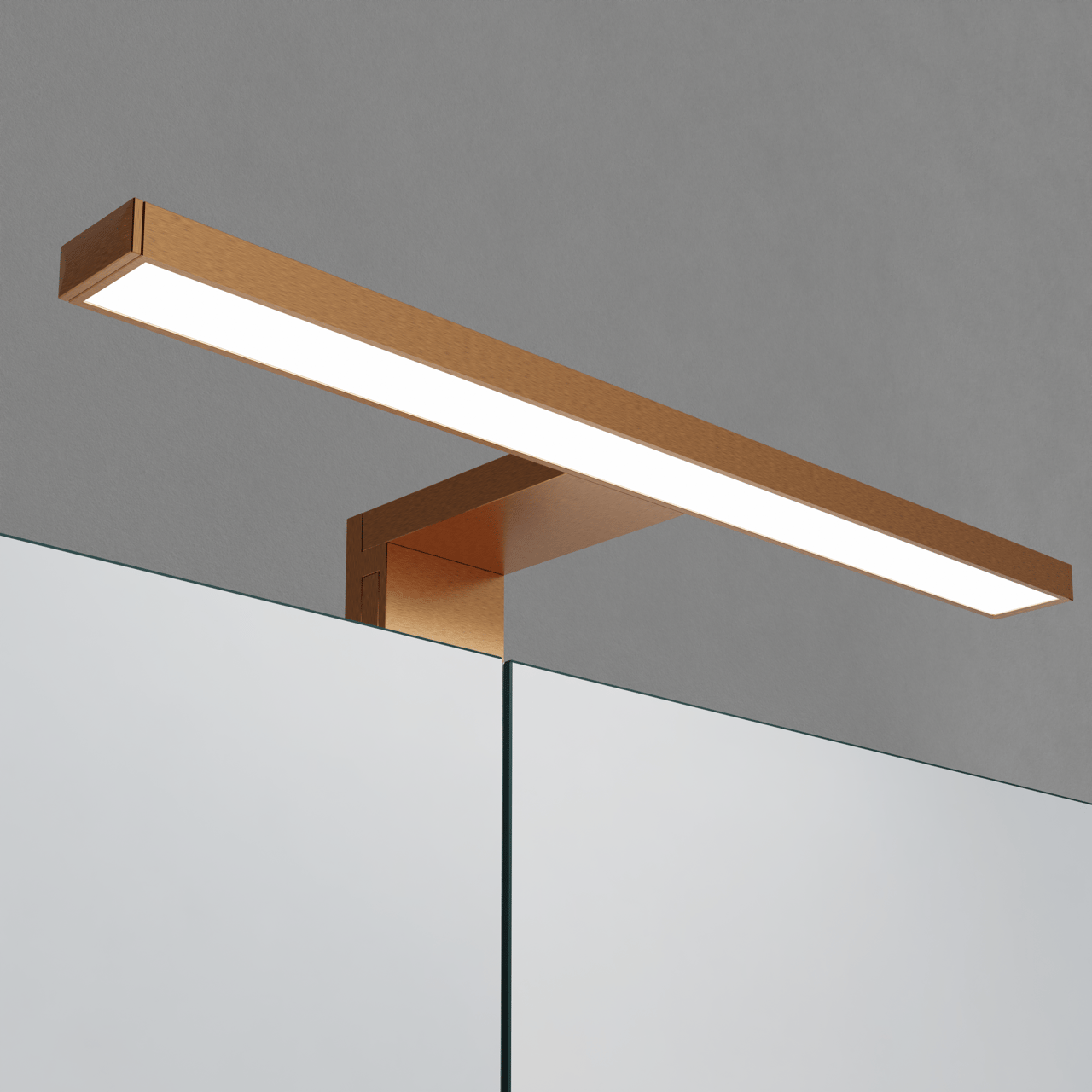 Luca Varess Cubico LED luminaire 30 cm Brushed RoseGold