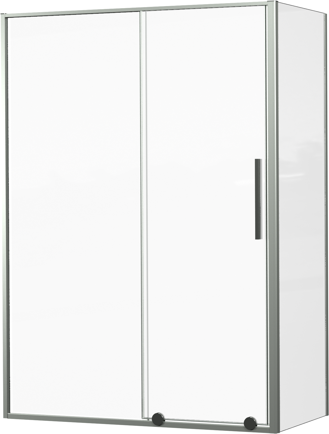 Luca Varess Morano douche d'angle avec porte coulissante