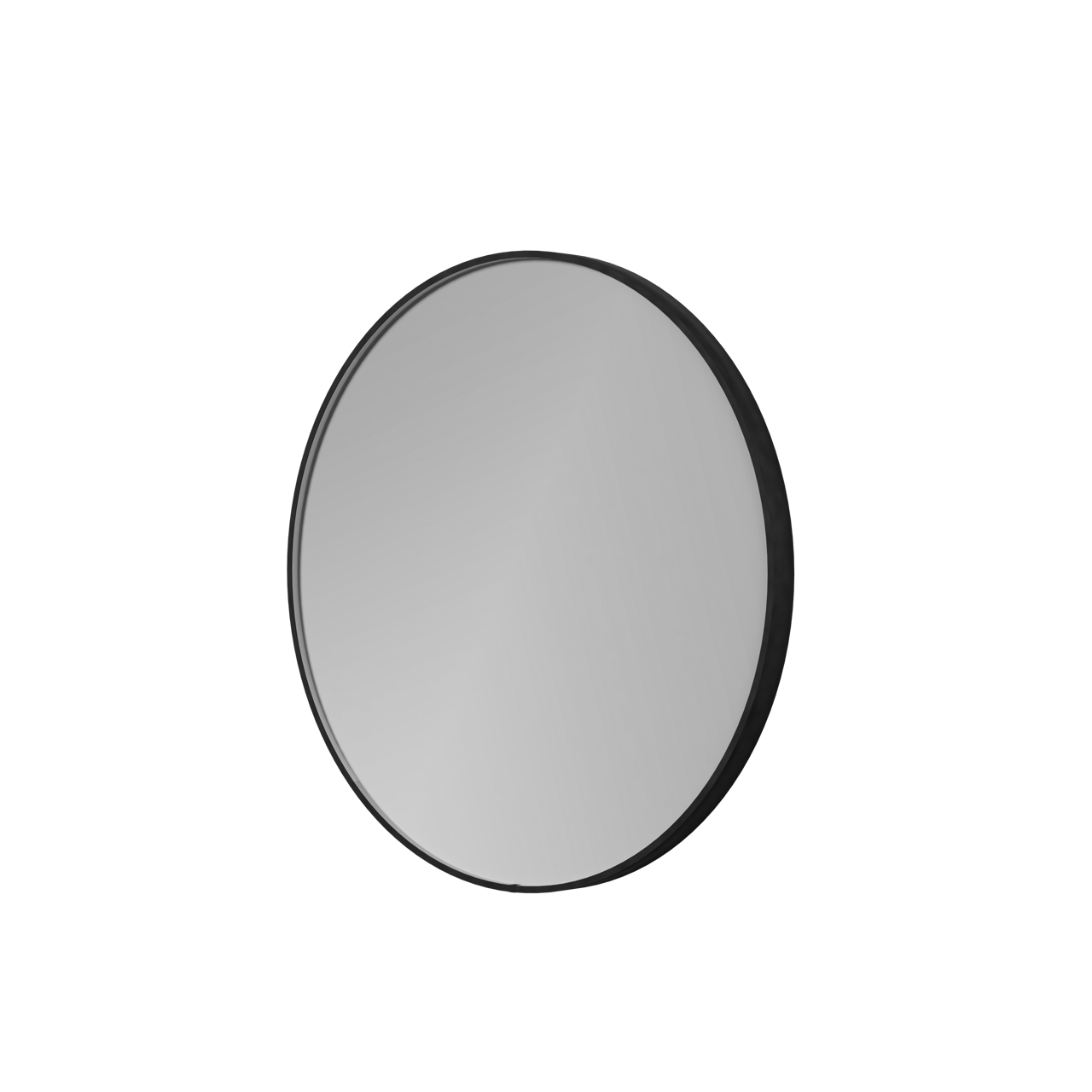 Balmani Secret Black miroir rond noir lumineux et anti-buée Ø 80 cm