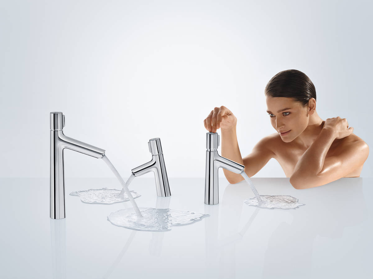 Hansgrohe Talis Select S 190 erhöhte Waschtisch-Armatur, chrom glänzend