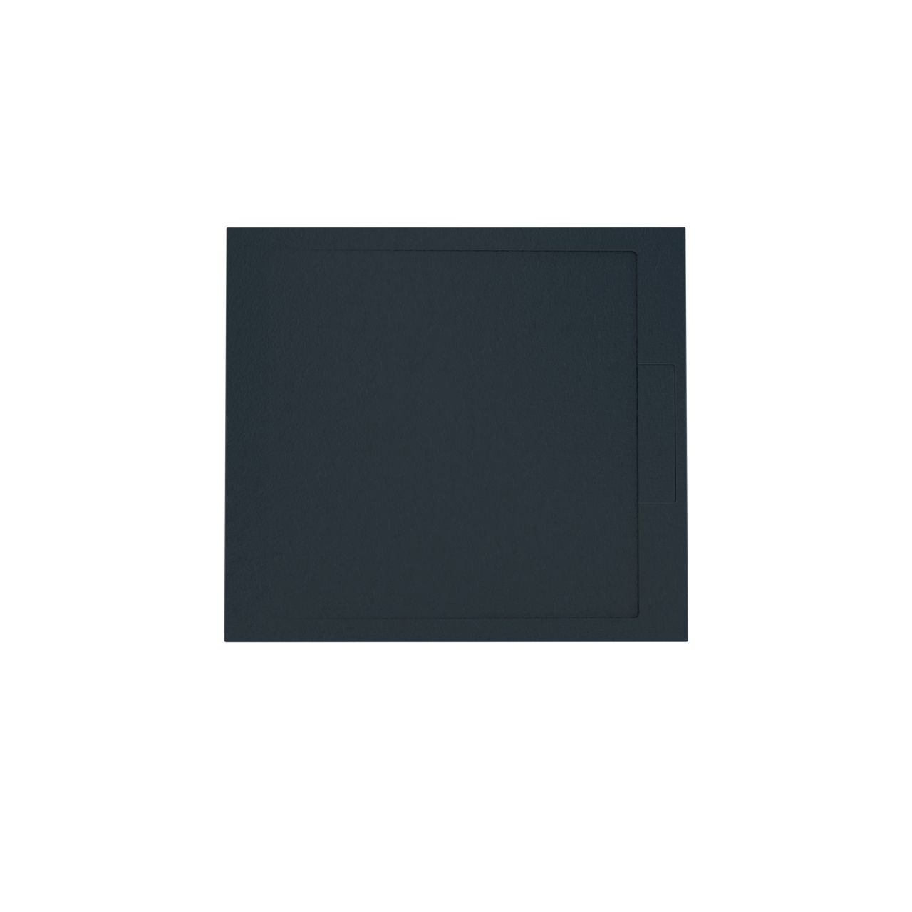 Balmani Indus receveur de douche 100 x 90 cm marbre composite gris graphite structure en ardoise