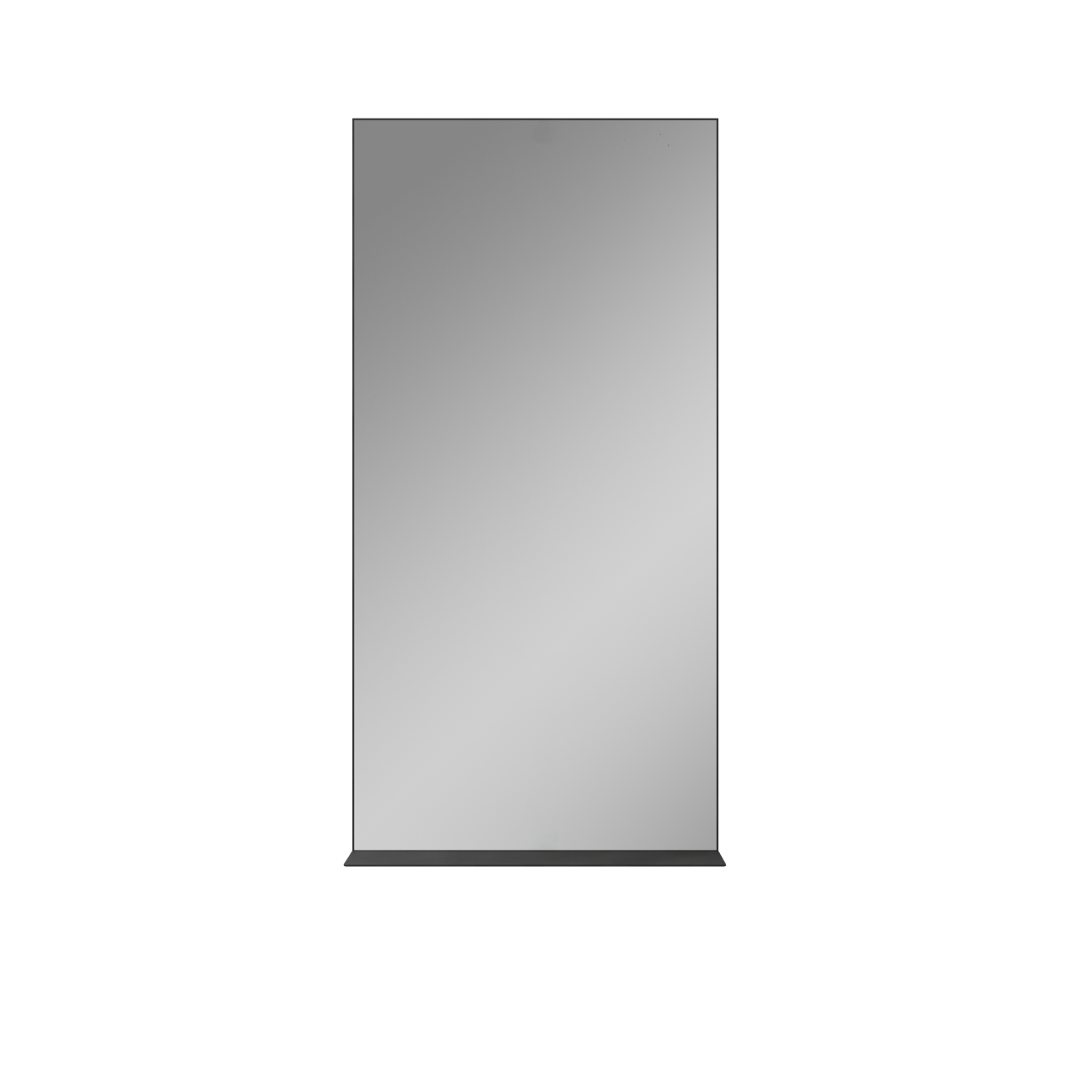 Luca Varess Nero miroir rectangulaire noir 45 x 90 cm