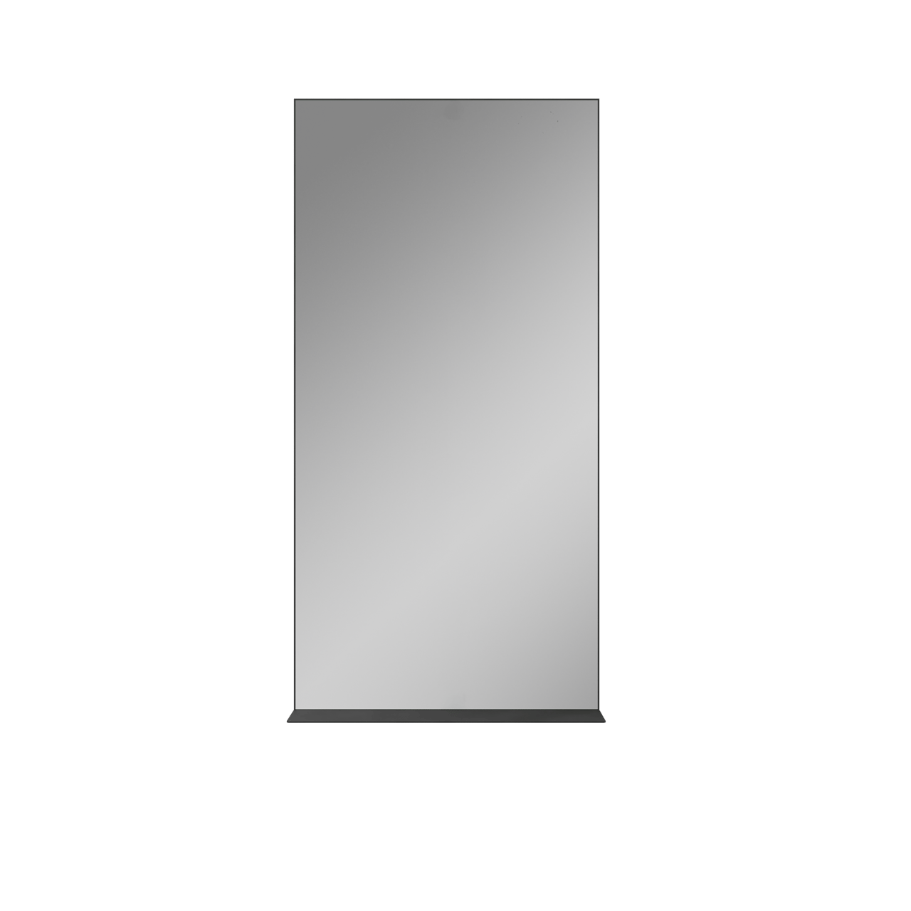 Luca Varess Nero miroir rectangulaire noir 45 x 90 cm