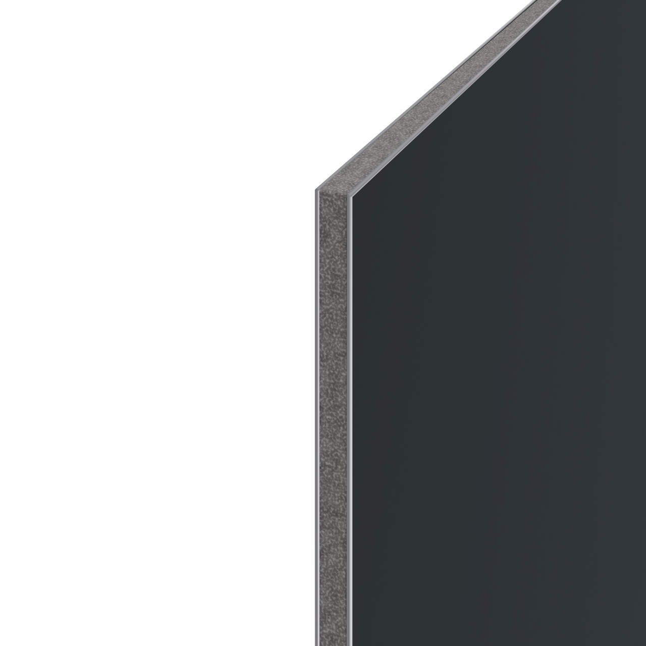 Luca Varess Artdeco douchewandbekleding 120 x 244 cm alu-composiet grafietgrijs mat