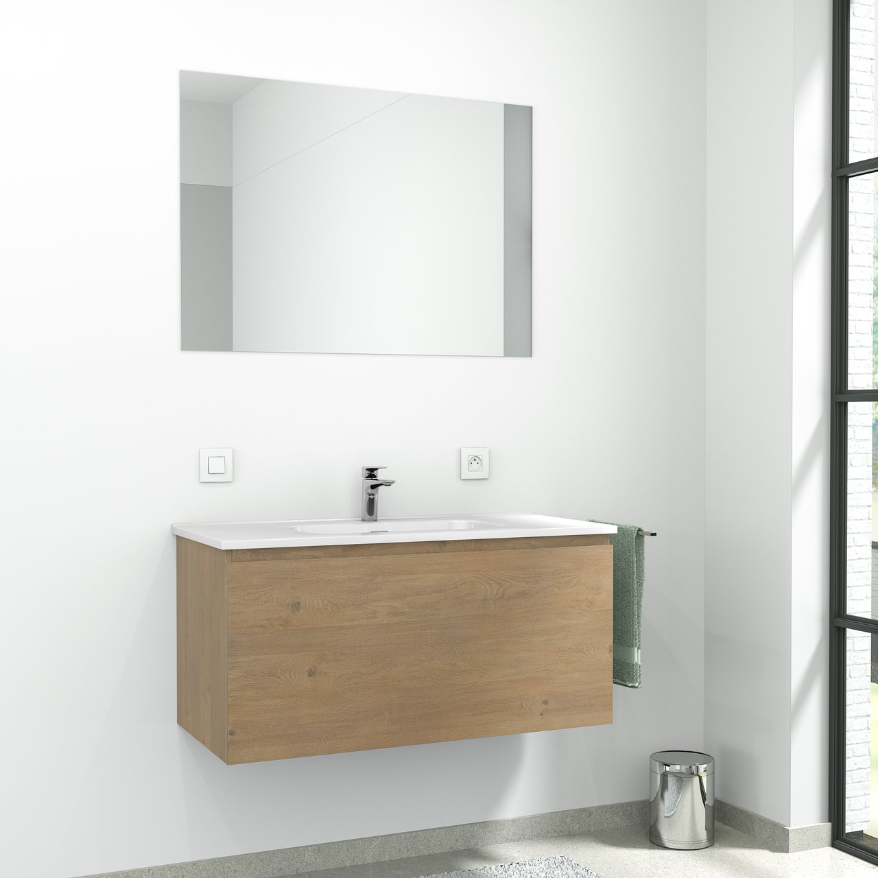 Linie Vivor miroir rectangulaire 100 x 70 cm