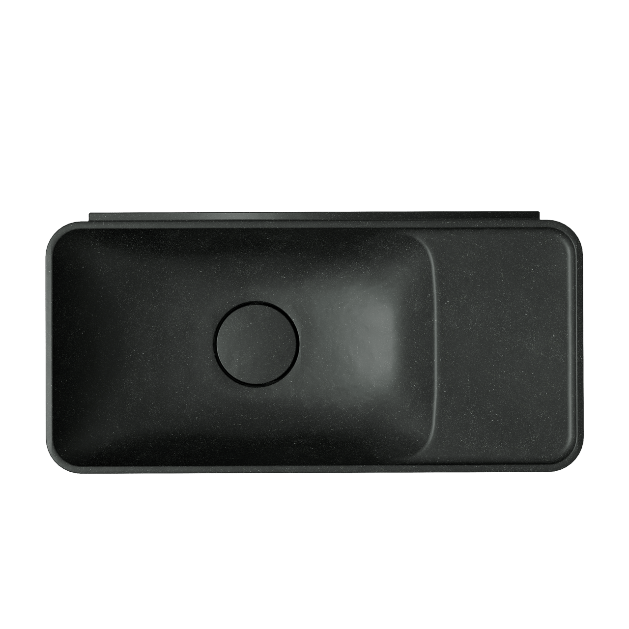 Balmani Fara Handwaschbecken: Granit, Poliert, 45 x 22 cm