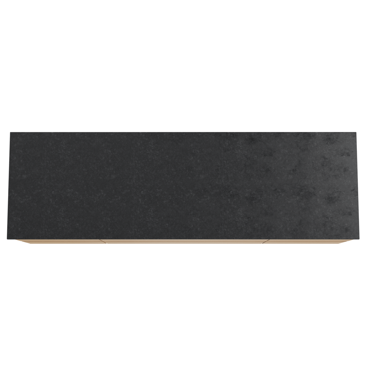 Balmani Mitra meuble salle de bains suspendu 180 x 55 cm chêne naturel avec Stretto tablette simple ou double en granit noir