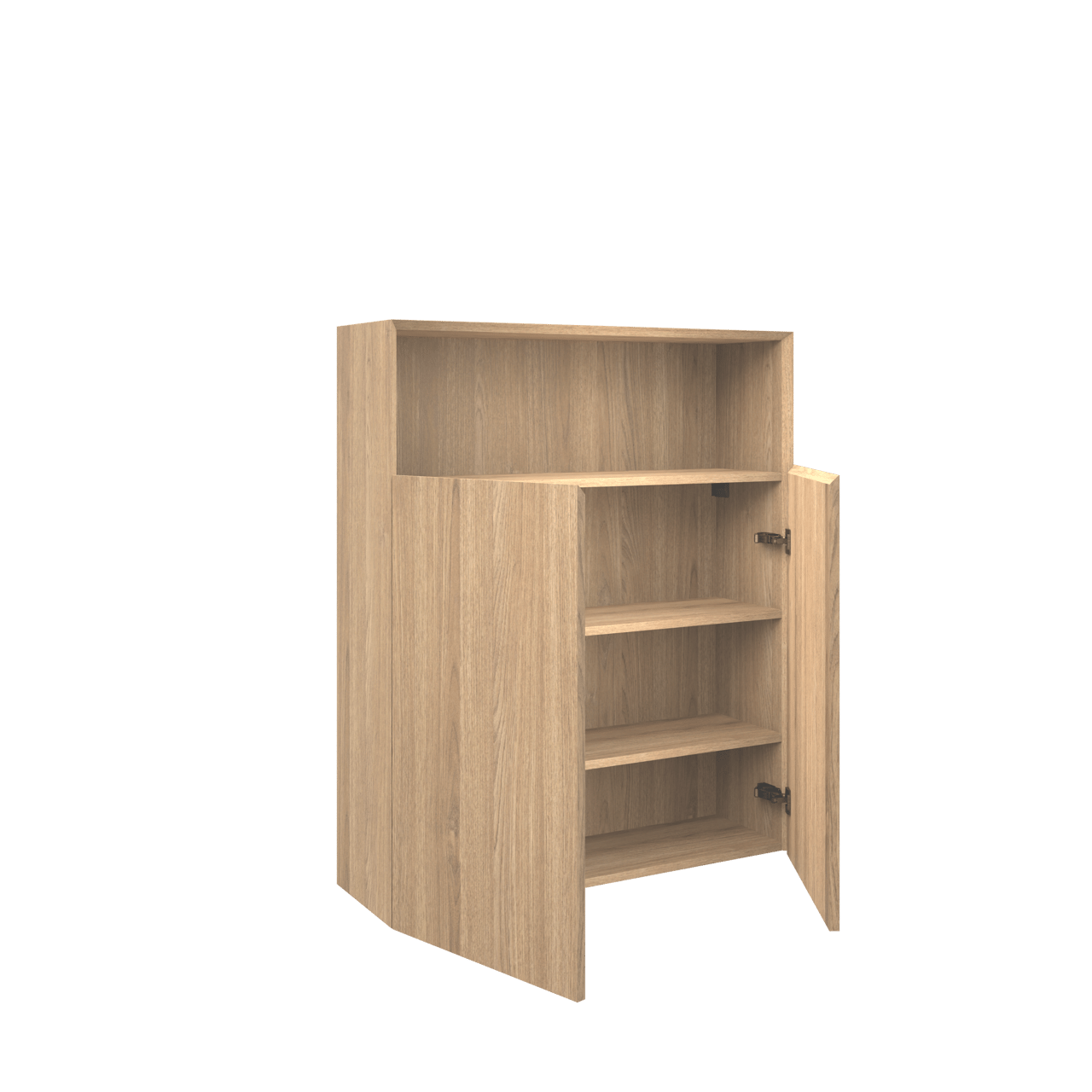 Balmani Idra colonne salle de bains suspendue placage chêne naturel 100 x 30 x 120 cm