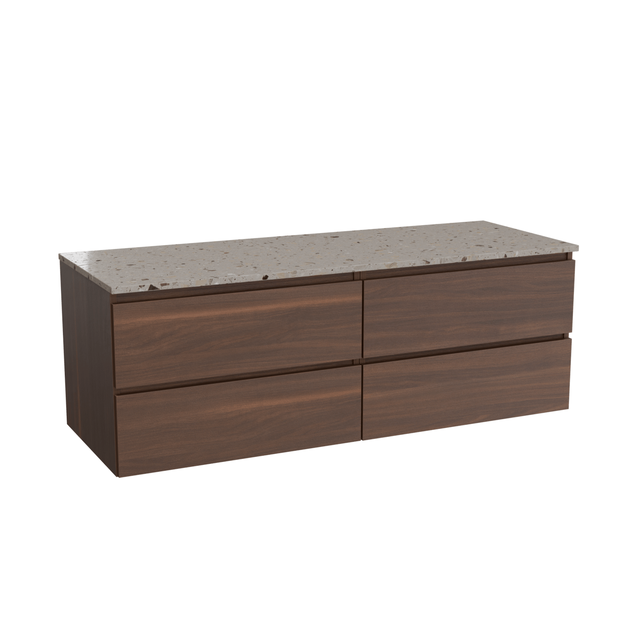 Balmani Lucida badkamermeubel met Stretto tablet voor waskom(men)