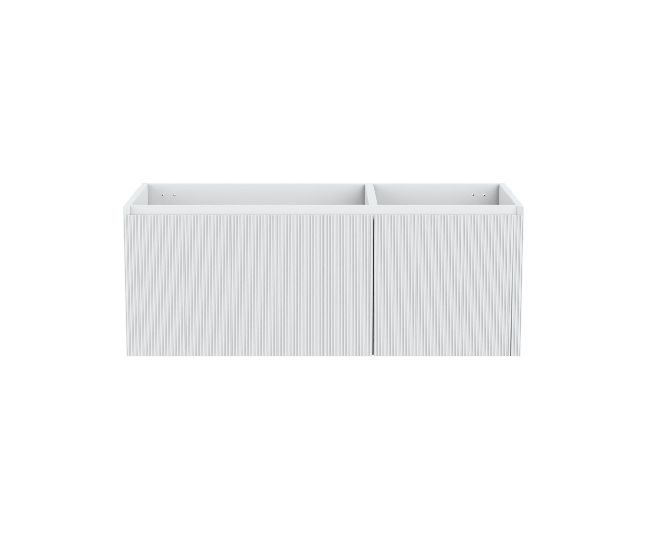 Balmani Fila zwevende wastafelonderkast 120 x 55 cm asymmetrisch links mat wit 4 lades