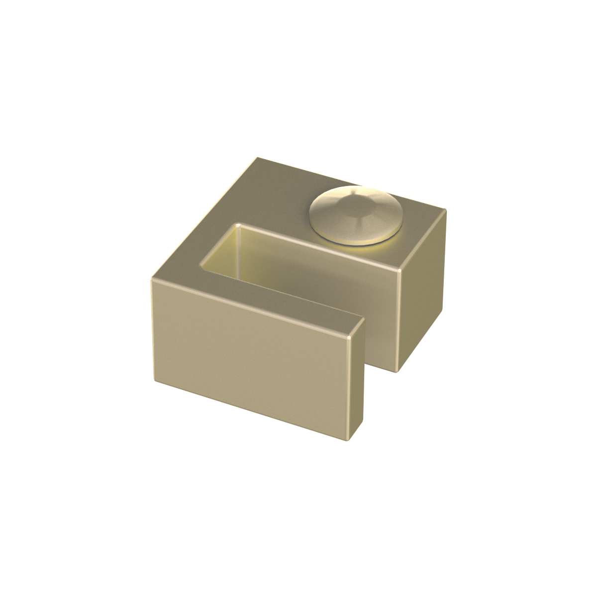 Balmani Modular Befestigungsblock Glas Brushed Champagne Gold