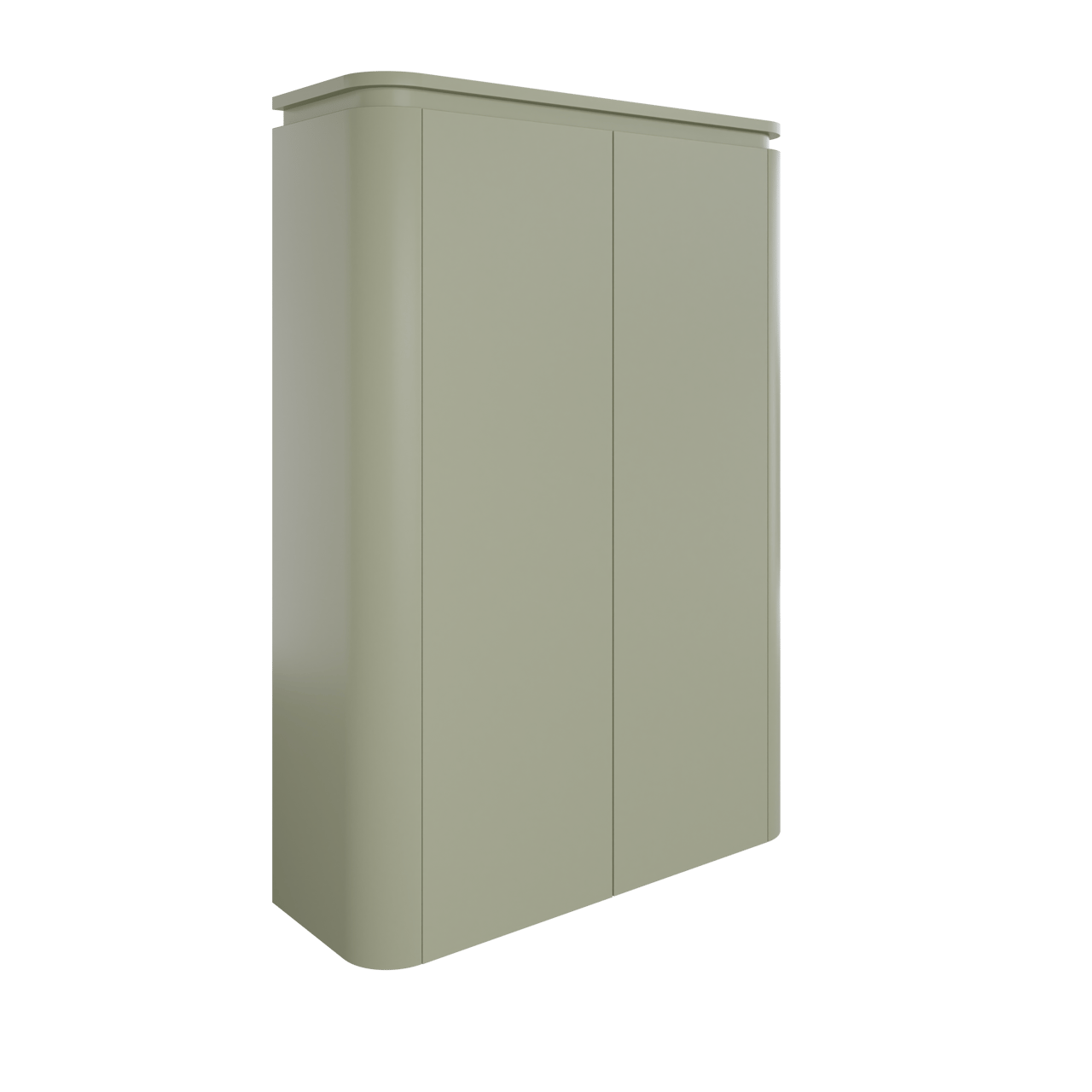 Balmani Moon hängender Säulenschrank salbei grün 90 x 32 x 130 cm