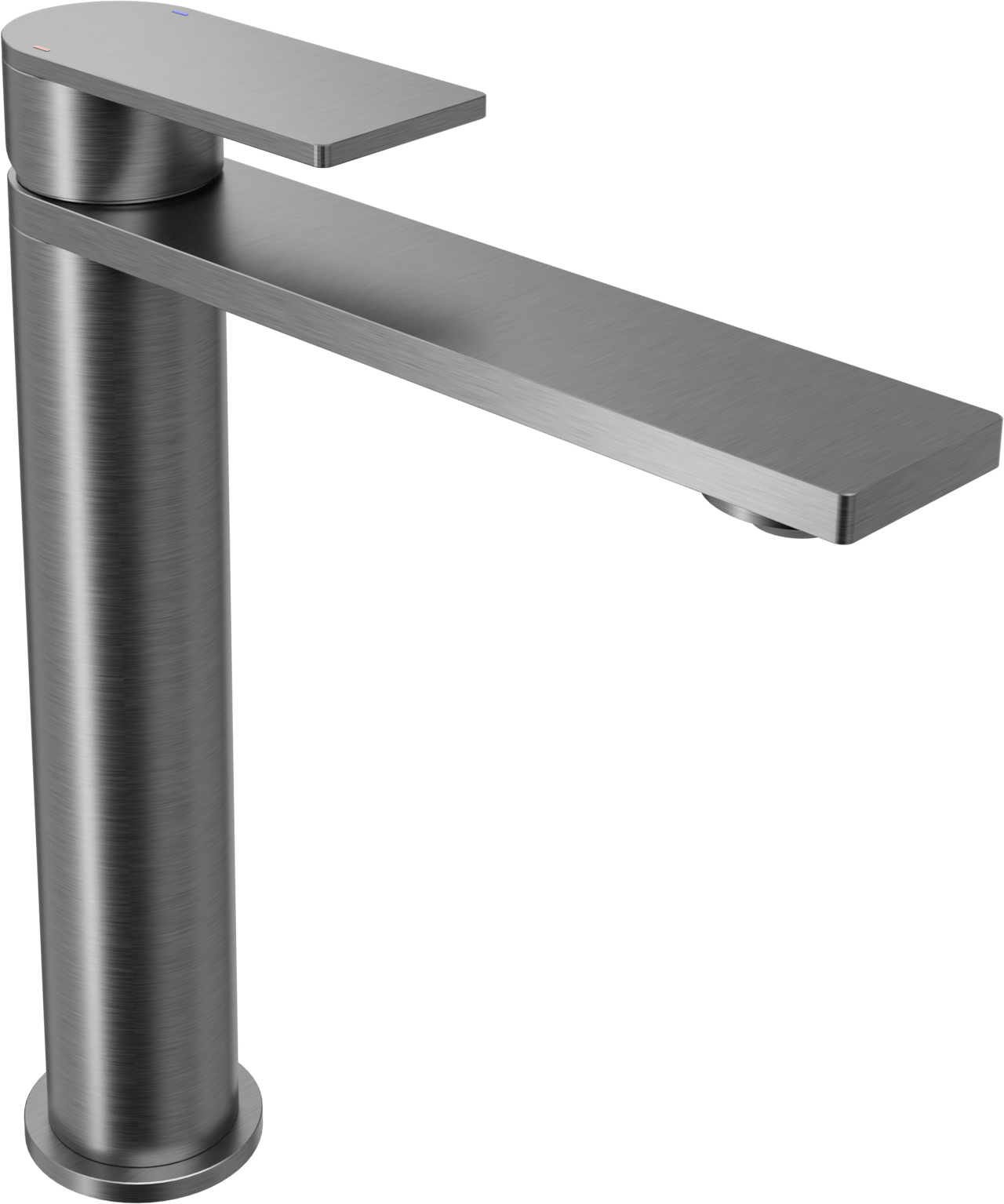 Blaufoss Fenix robinet de lavabo réhaussé Brushed GunMetal