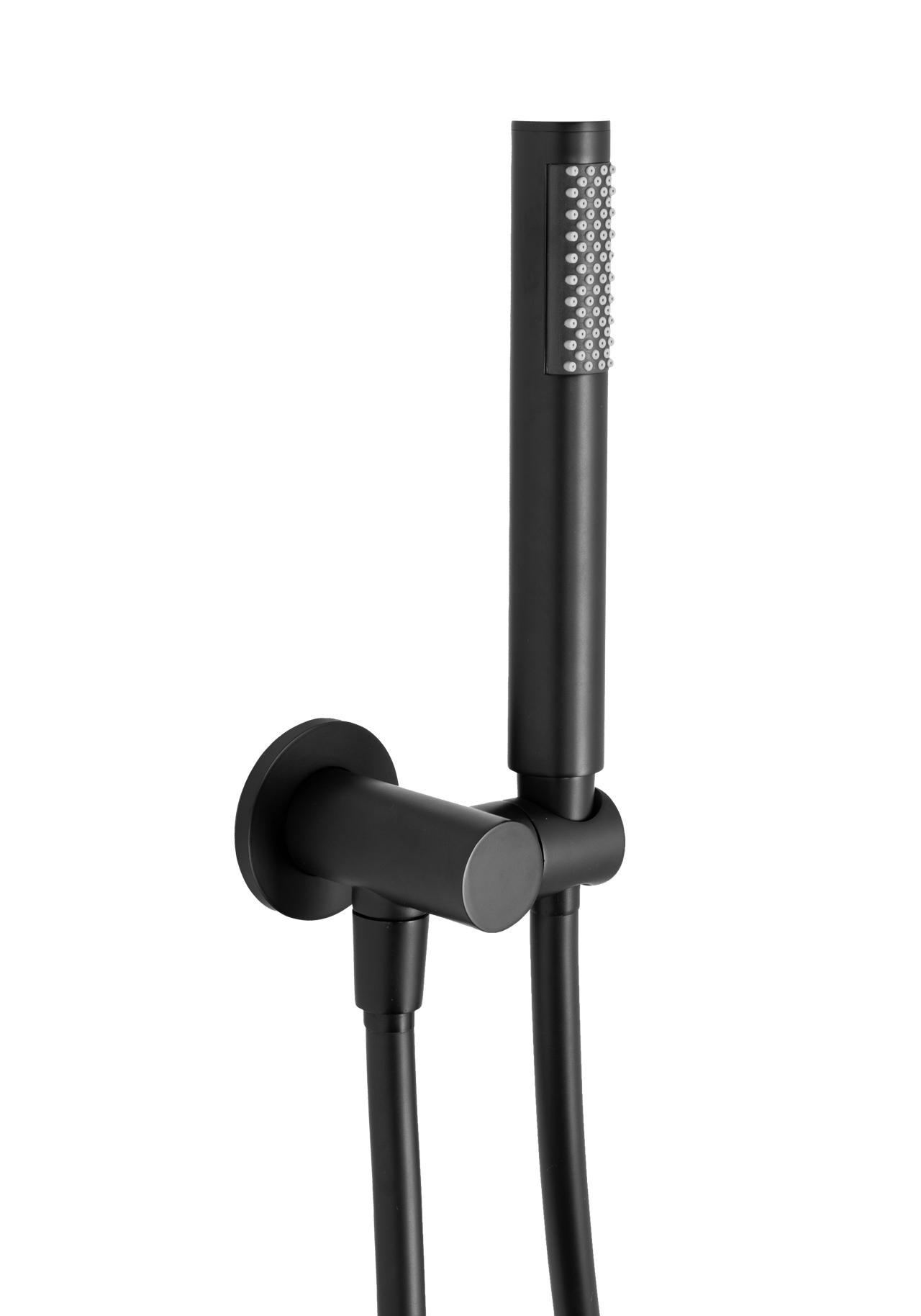 Blaufoss Smartbox Softline Duschsystem: Unterputz, Runder Duschkopf, 30 cm, Schwarz Matt