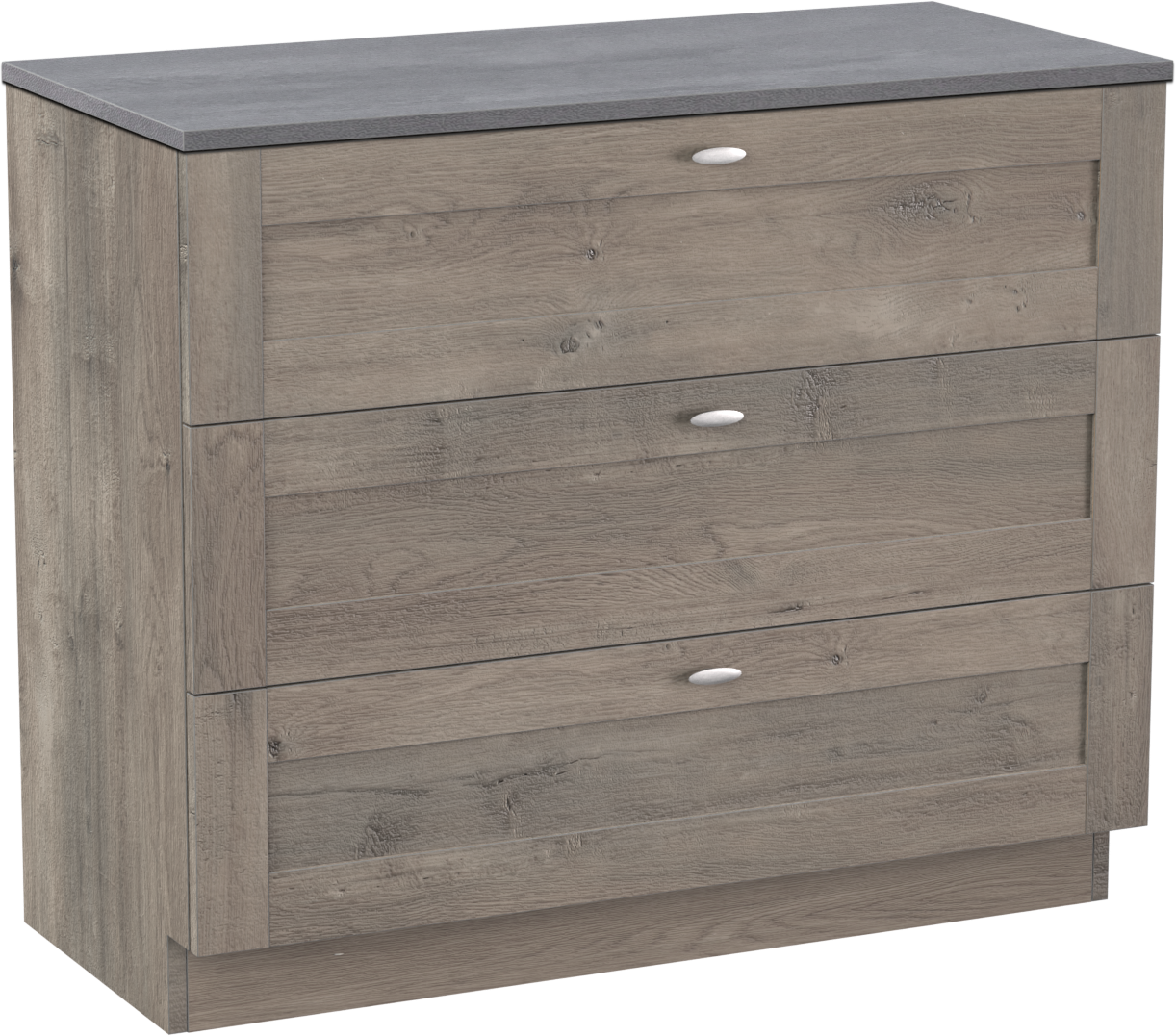 Linie Classo Badmöbel Set mit Lado Waschtischplatte für Aufsatzwaschbecken