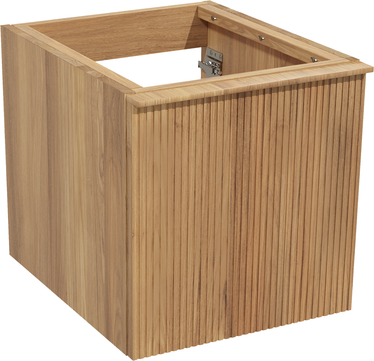 Balmani Forma meuble sous-lavabo suspendu 45 x 55 cm teck 2 tiroirs