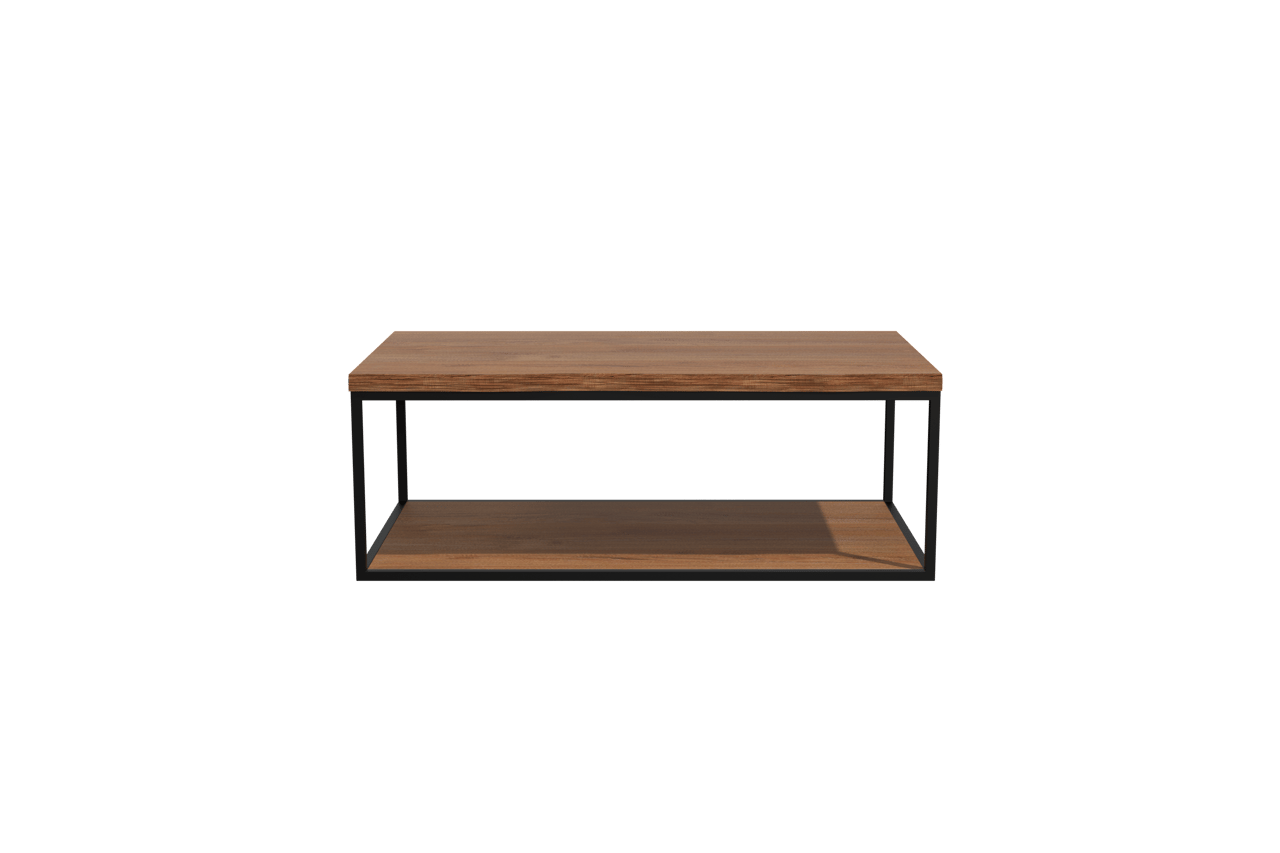 Balmani Life Edge tablette simple teck massive avec frame noir 90 x 50 cm