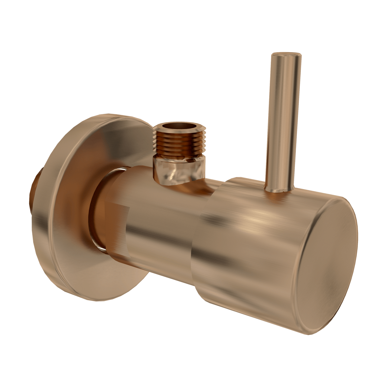 Santeg hoekstopkraan 1/2-3/8 Brushed RoseGold