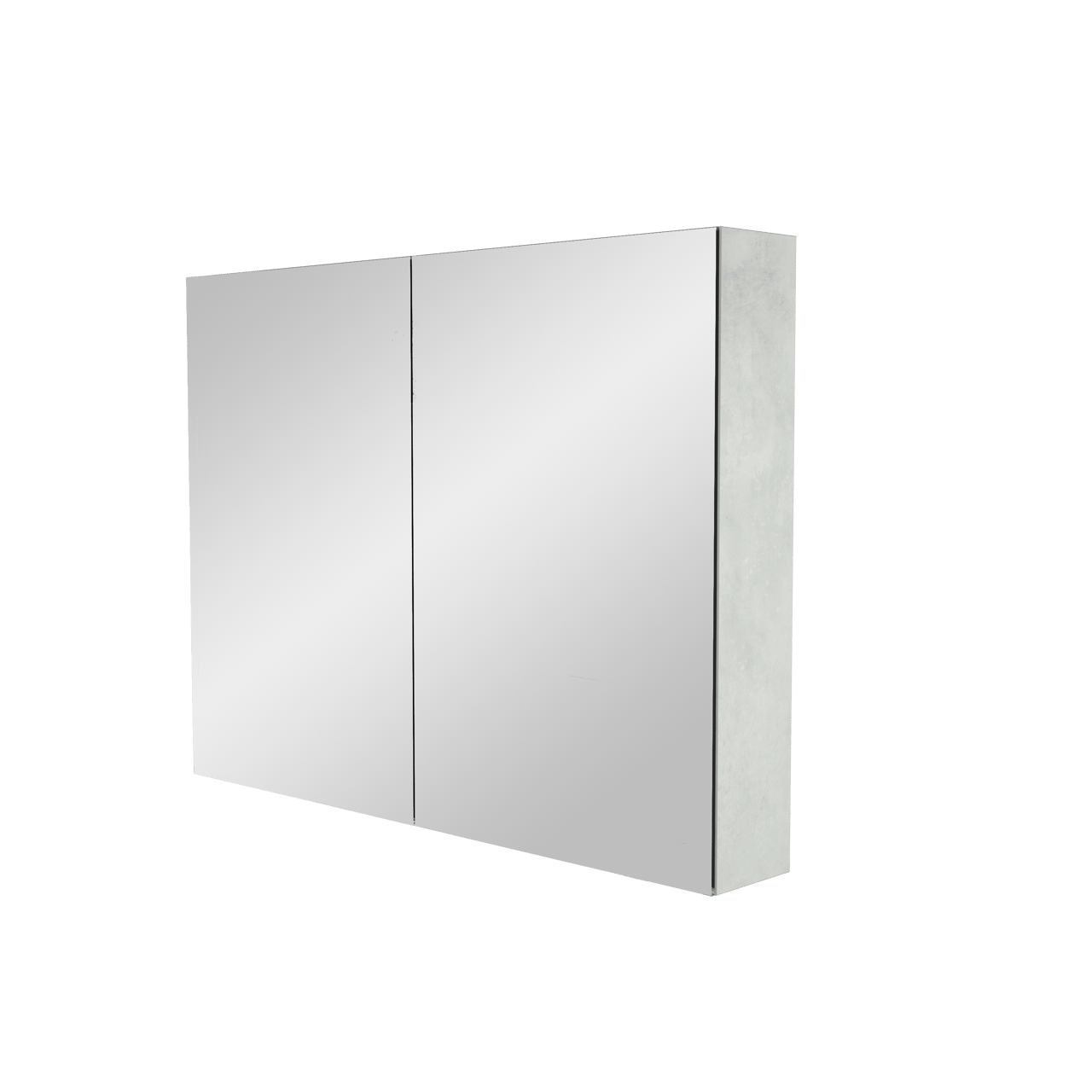 Storke Reflecta spiegelkast 100 x 75 cm beton zilvergrijs