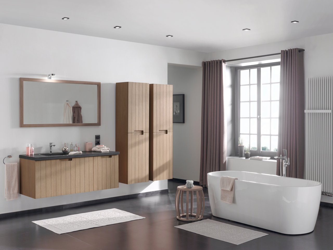 Balmani Legno miroir rectangulaire 135 x 72 cm